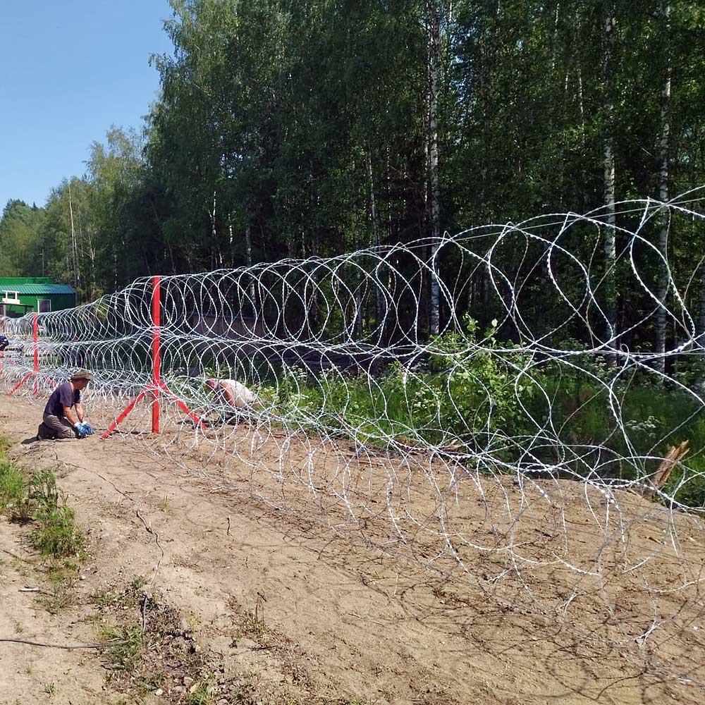 Новая продукция: быстровозводимое противопехотное заграждение