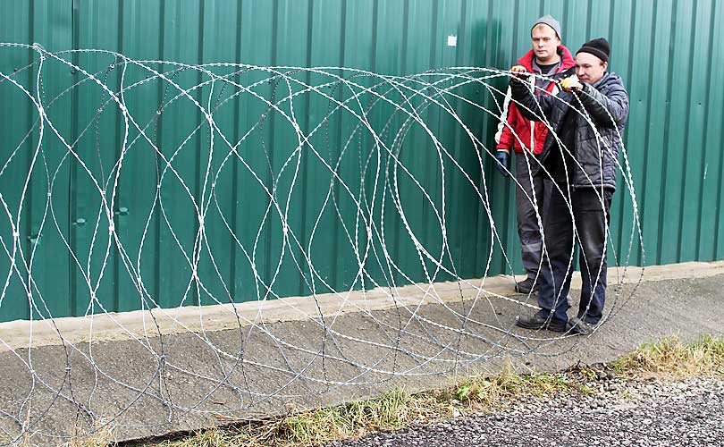 Спиральный барьер безопасности диаметром 1700 мм