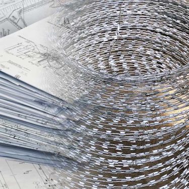 Техническая документация на охранные ограждения из армированной колючей ленты