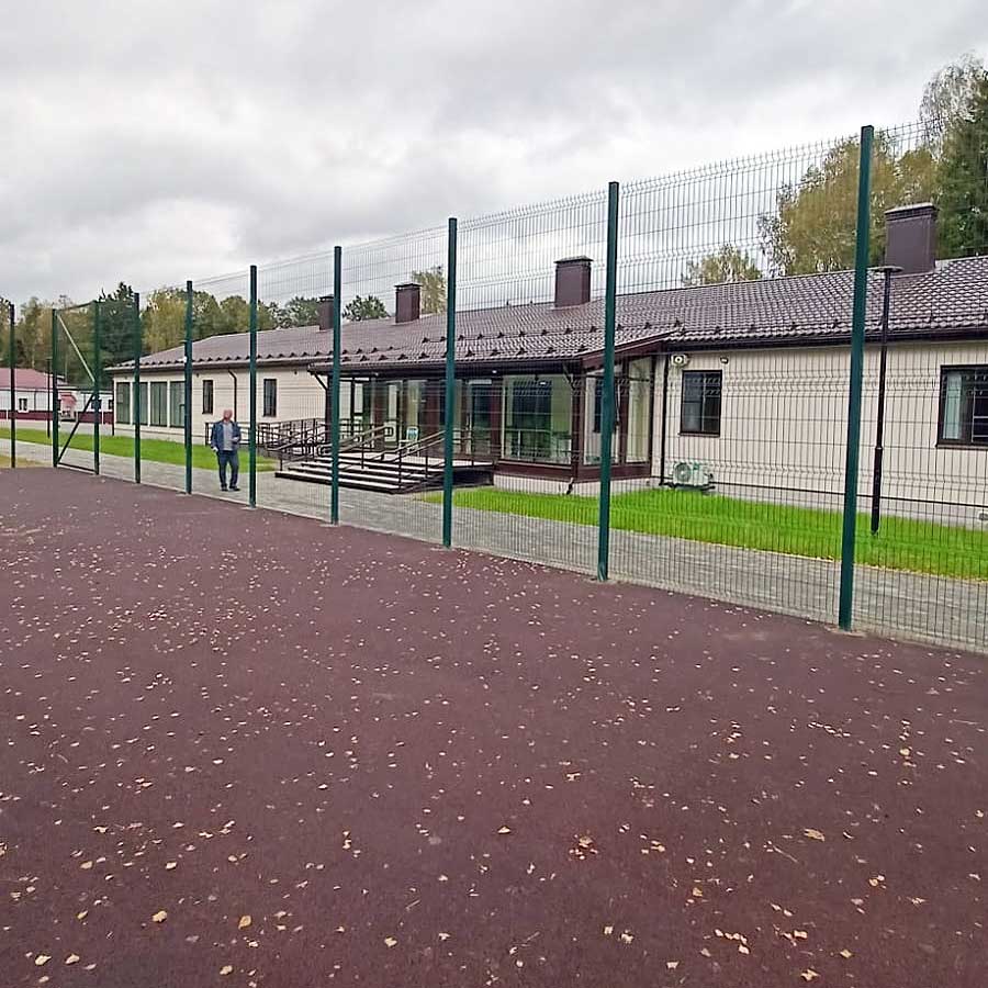Реализован проект 3D-ограждения спортивной площадки в детском оздоровительном лагере «Чайка»