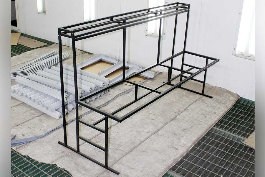 Комплект универсальной уличной скамейки