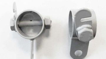 Скоба с пластиковым вкладышем