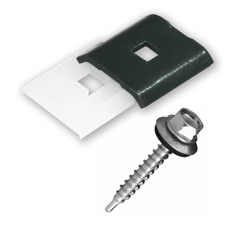 Скоба с пластиковым вкладышем