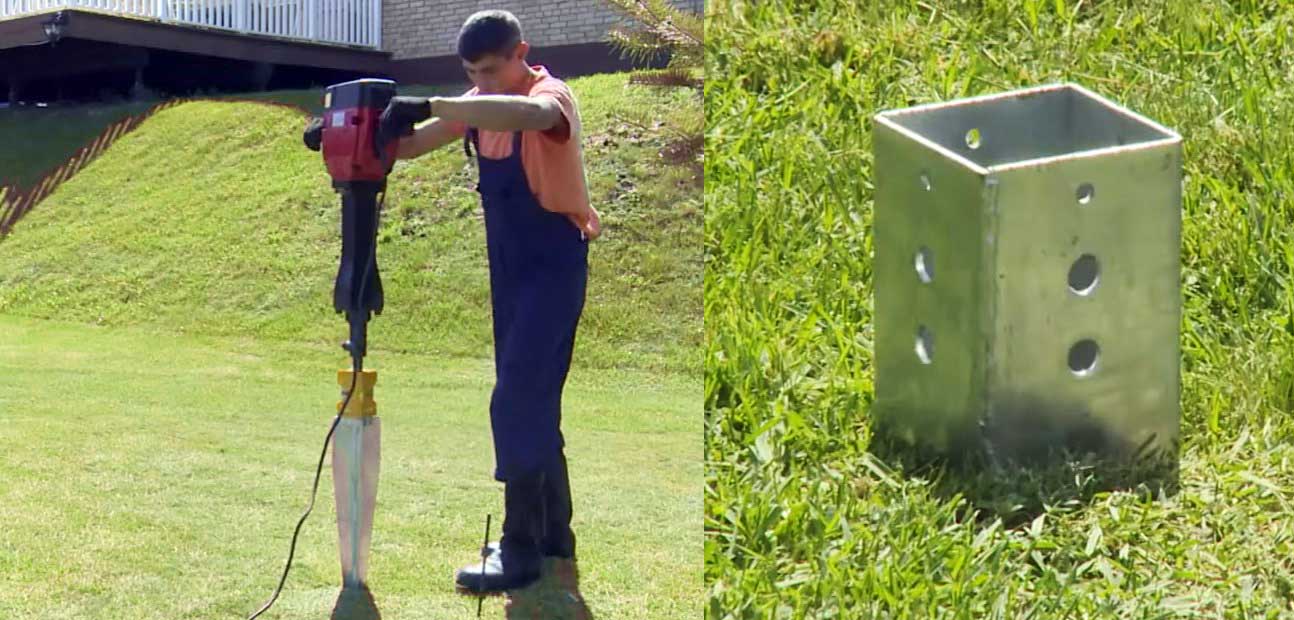 Забивные опоры для столбов