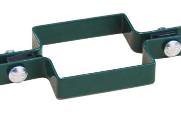 Крепление хомут 60х40 RAL 6005 (антивандальная гайка М6)