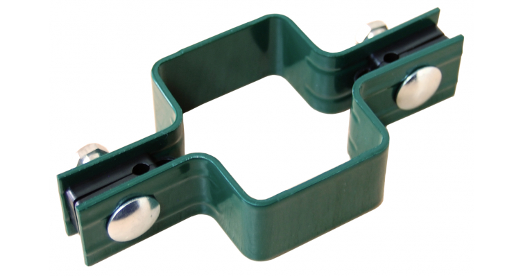 Крепление хомут 60х40 RAL 6005 (антивандальная гайка М6)