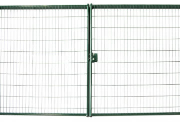 Ворота распашные 2,03х6,0 RAL 6005