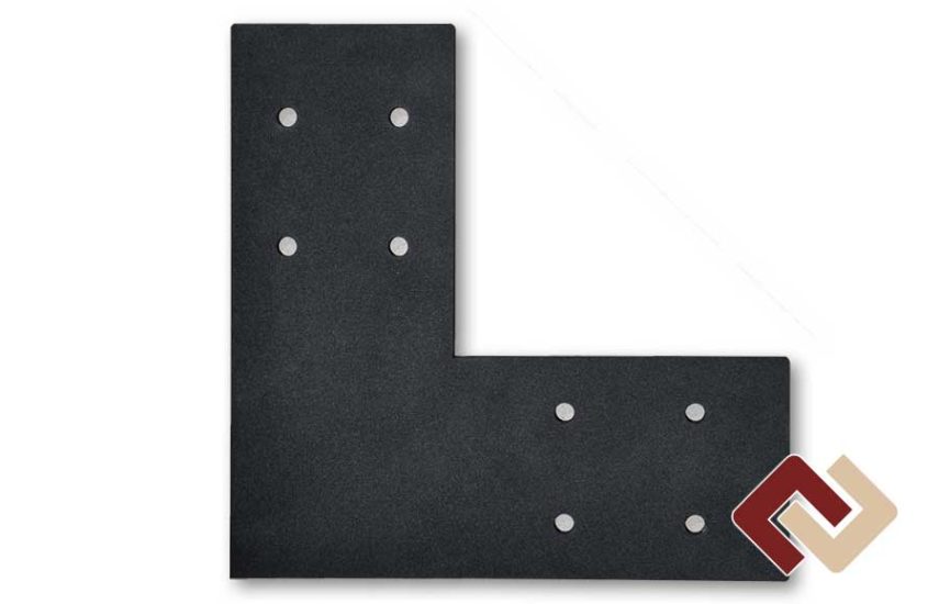 Барнхаус Пластина крепежная плоская угловая угол 90°