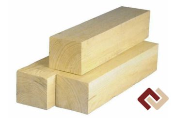 Брус хвойный конструкционный 2 метра сечение 100х100 мм