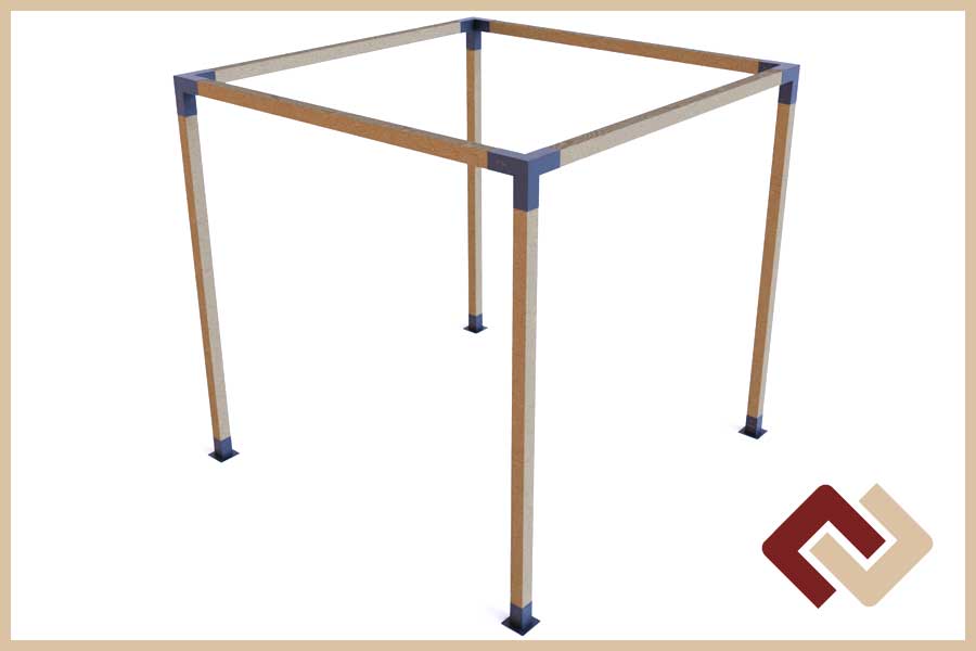 Комплект коннекторов для беседки