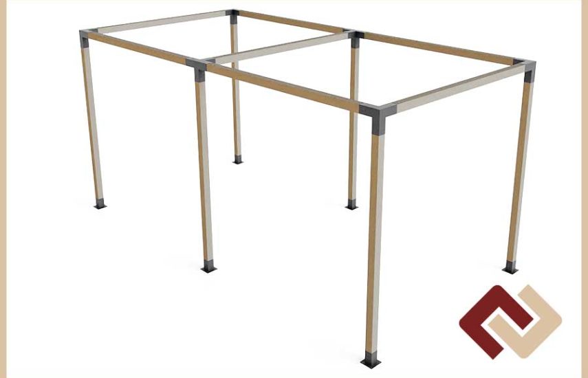 Комплект коннекторов для беседки увеличенного размера