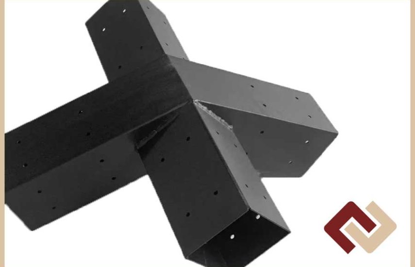 Комплект коннекторов для беседки увеличенного размера с коньковой крышей