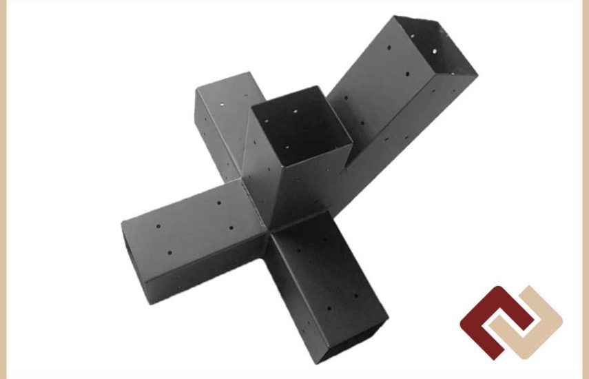 Комплект коннекторов для беседки увеличенного размера с коньковой крышей