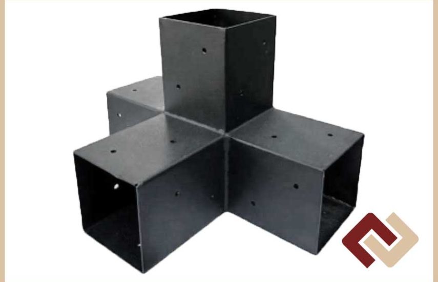 Комплект коннекторов для беседки увеличенного размера с настенным креплением