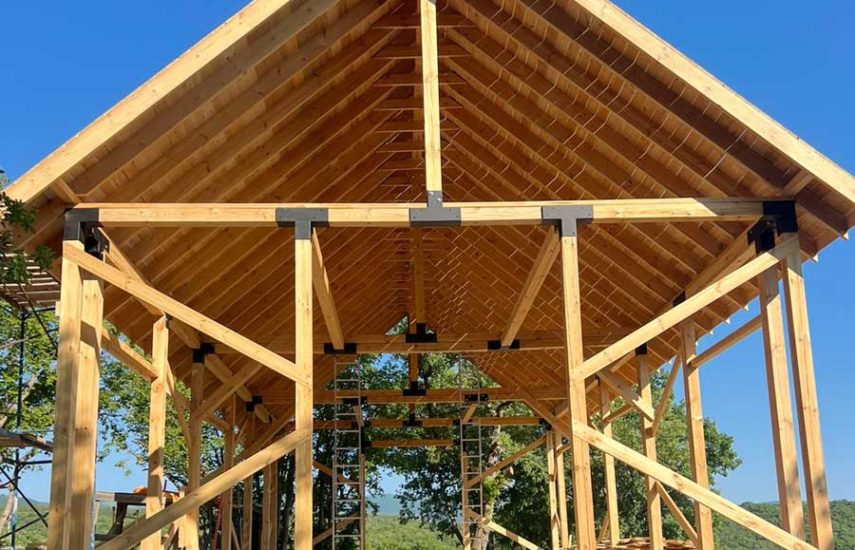 Комплект коннекторов для строительства каркаса фахверкового дома