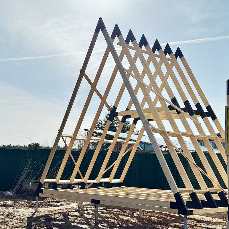 Коннекторы для А-фрейма — комплект металлических узлов для каркаса