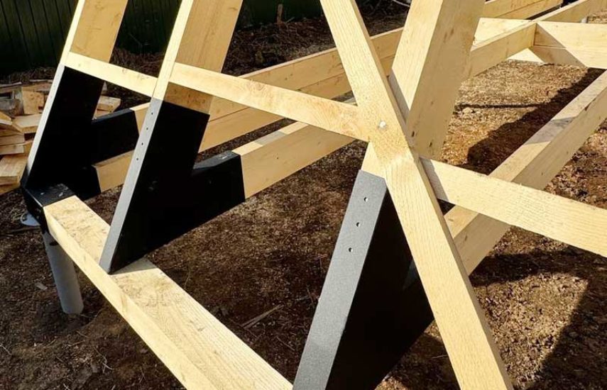 Коннекторы для А-фрейма — комплект металлических узлов для каркаса