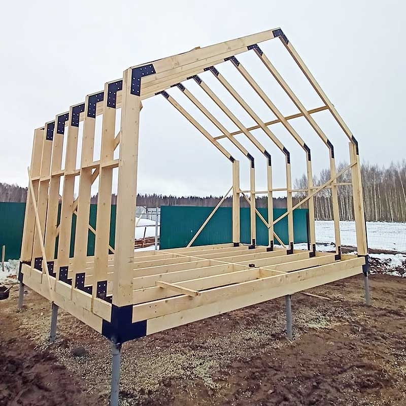 Коннекторы для барнхауса — комплект для сборки каркаса