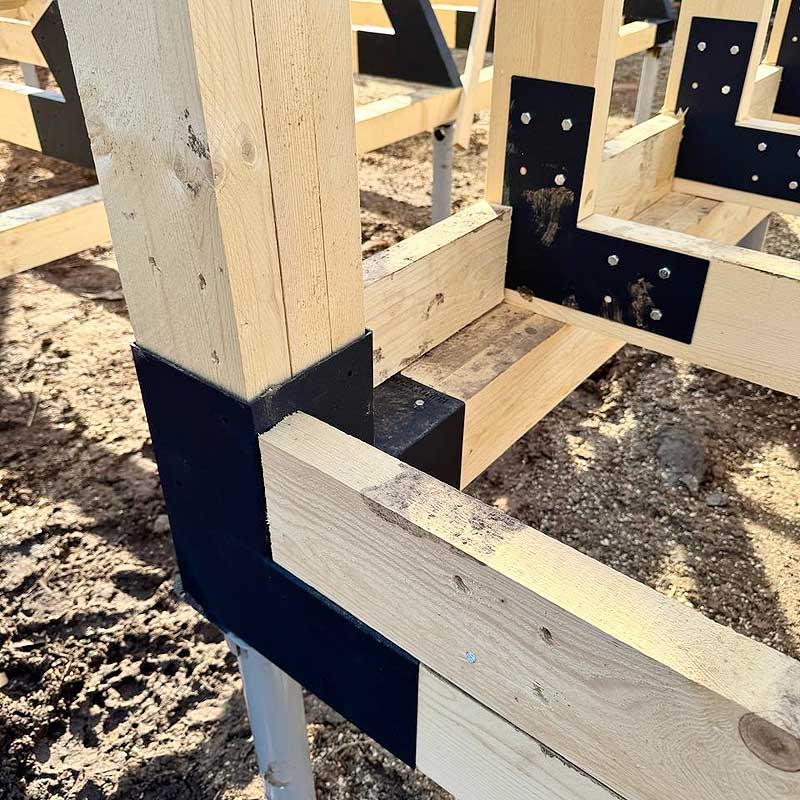 Коннекторы для барнхауса — комплект для сборки каркаса