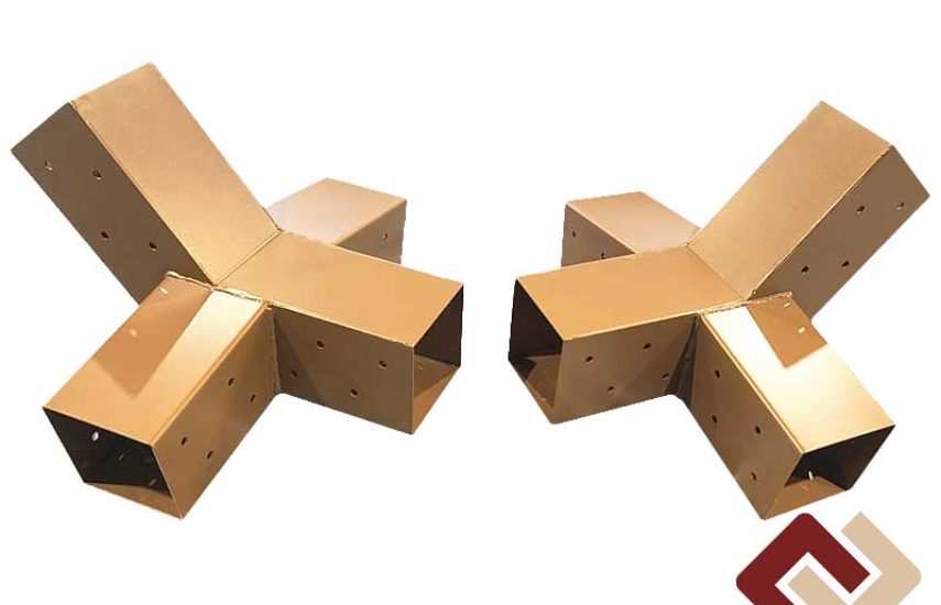 Кронштейн-коннектор четверной для гамака под брус 100х100