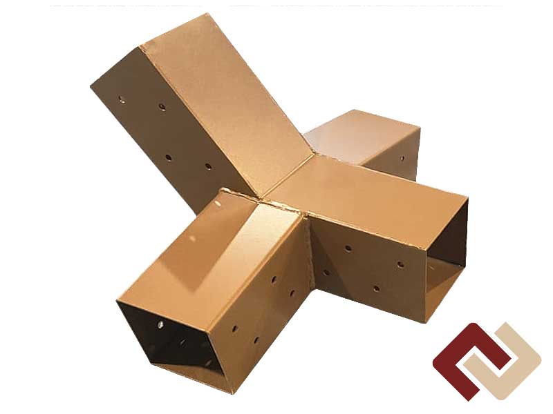 Кронштейн-коннектор четверной для гамака под брус 100х100