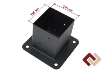 Кронштейн-коннектор четверной под брус 100х100