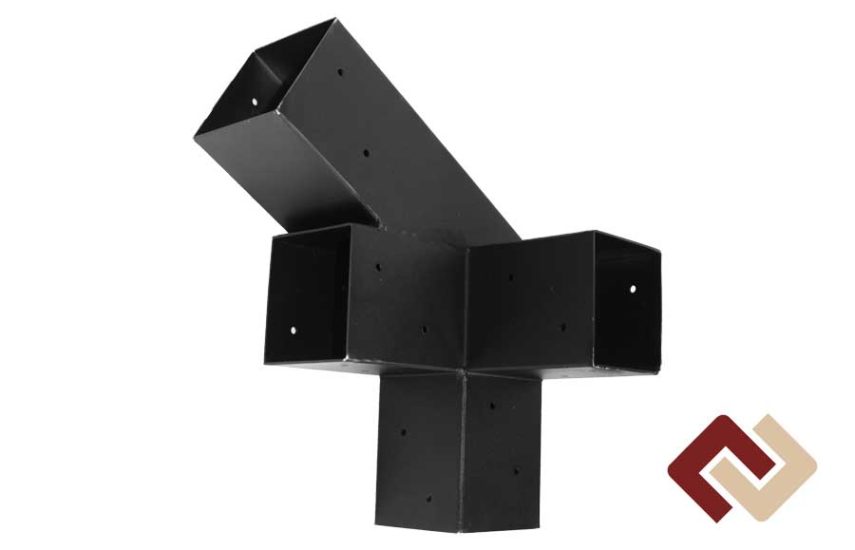 Кронштейн-коннектор четверной стартовый стропильный 30° (левый/правый) под брус 100х100