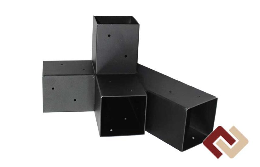 Кронштейн-коннектор четверной стартовый стропильный 30° (левый/правый) под брус 100х100