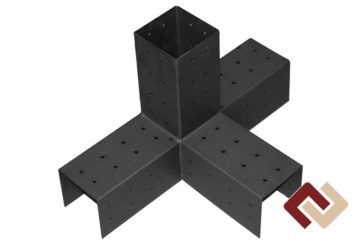 Кронштейн-коннектор четверной стартовый стропильный 30° (левый/правый) под брус 100х100