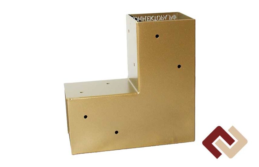 Кронштейн-коннектор двойной под брус 100х100