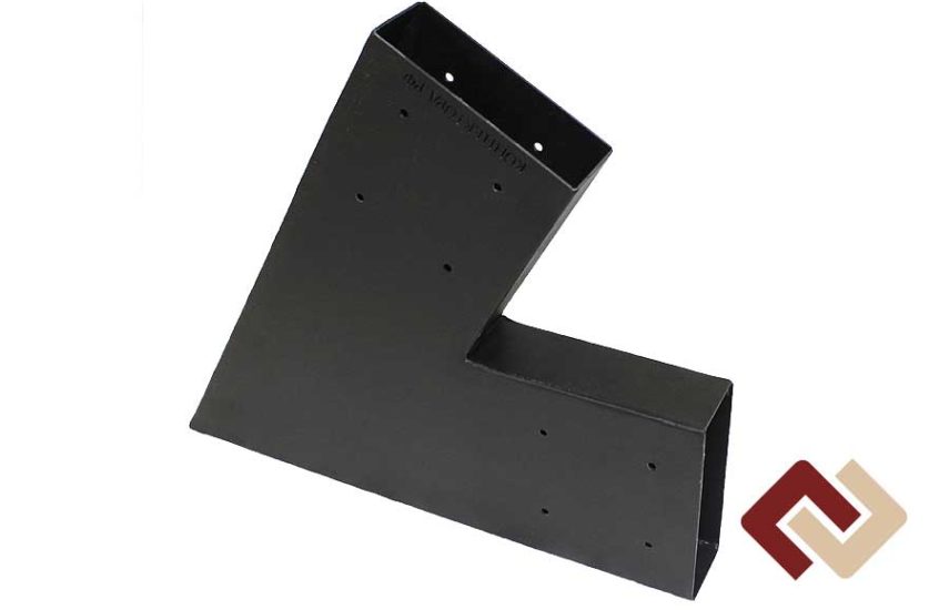 Кронштейн-коннектор двойной угол 60° для каркаса А-Фрейм под брус 50х150