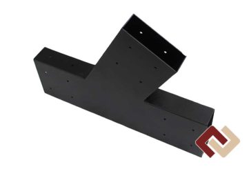 Кронштейн-коннектор двойной угол 60° для каркаса А-Фрейм под брус 50х150