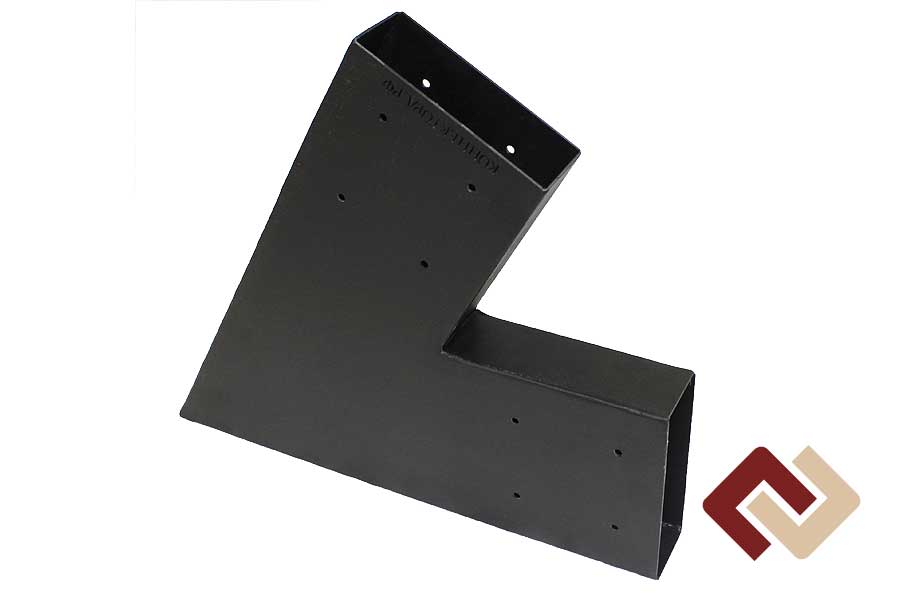 Кронштейн-коннектор двойной угол 60° для каркаса А-Фрейм под брус 50х150