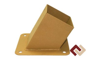 Кронштейн-коннектор одинарный стропильный горизонтальный под брус 50х100