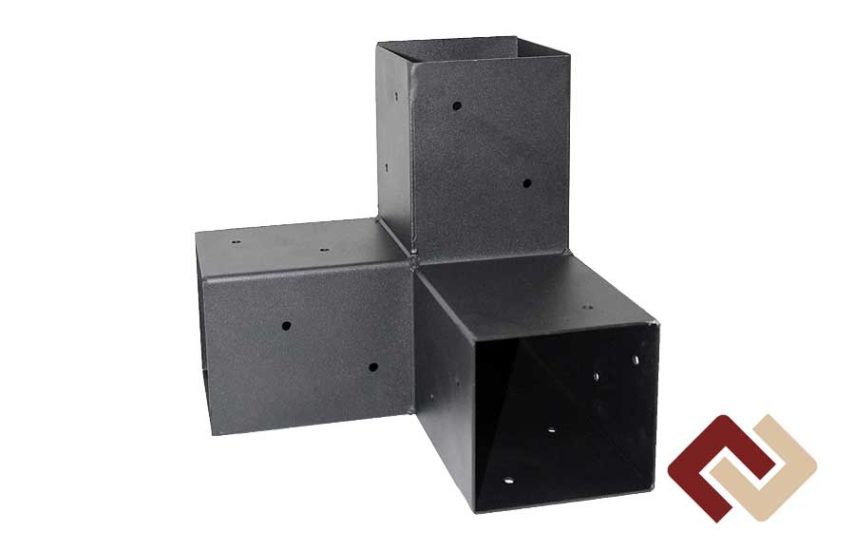 Кронштейн-коннектор тройной М1 под брус 100х100