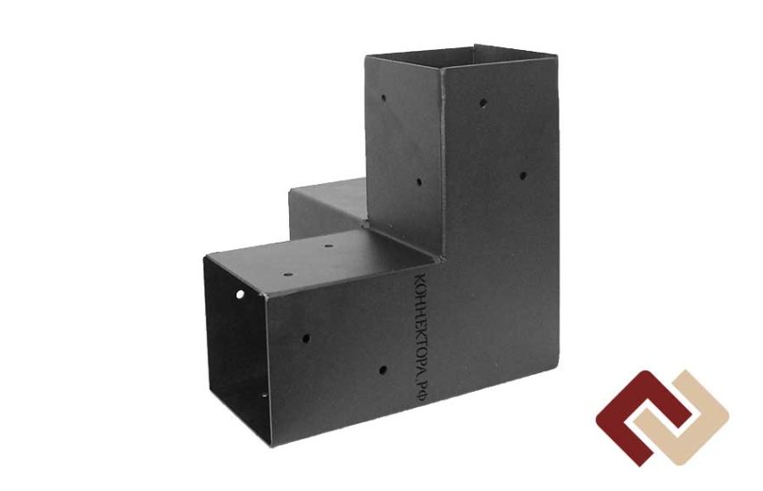 Кронштейн-коннектор тройной М1 под брус 100х100