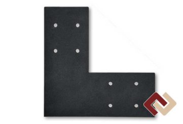 Пластина крепежная плоская прямая