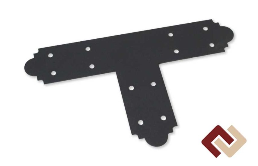 Пластина крепежная плоская Т-образная 90°