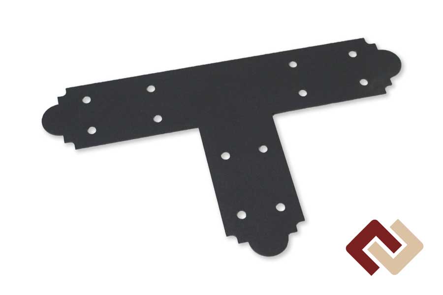 Пластина крепежная плоская Т-образная 90°