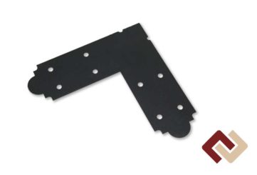 Пластина крепежная плоская угловая угол 120°