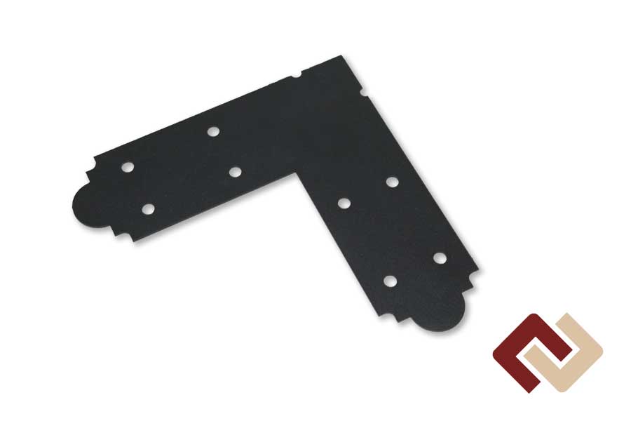 Пластина крепежная плоская угловая угол 90°