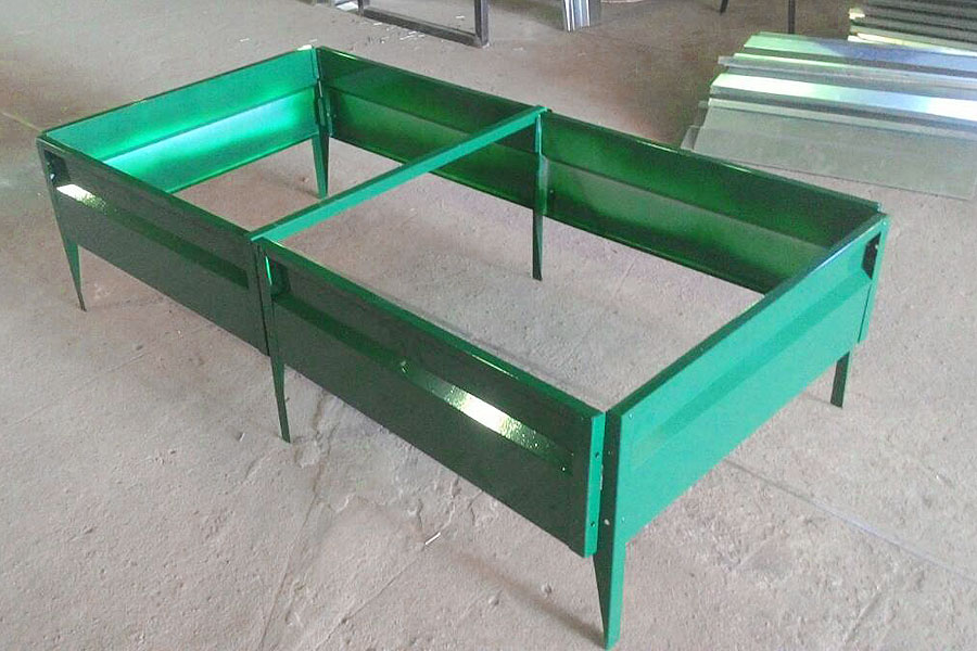 Оцинкованные ограждения для грядок