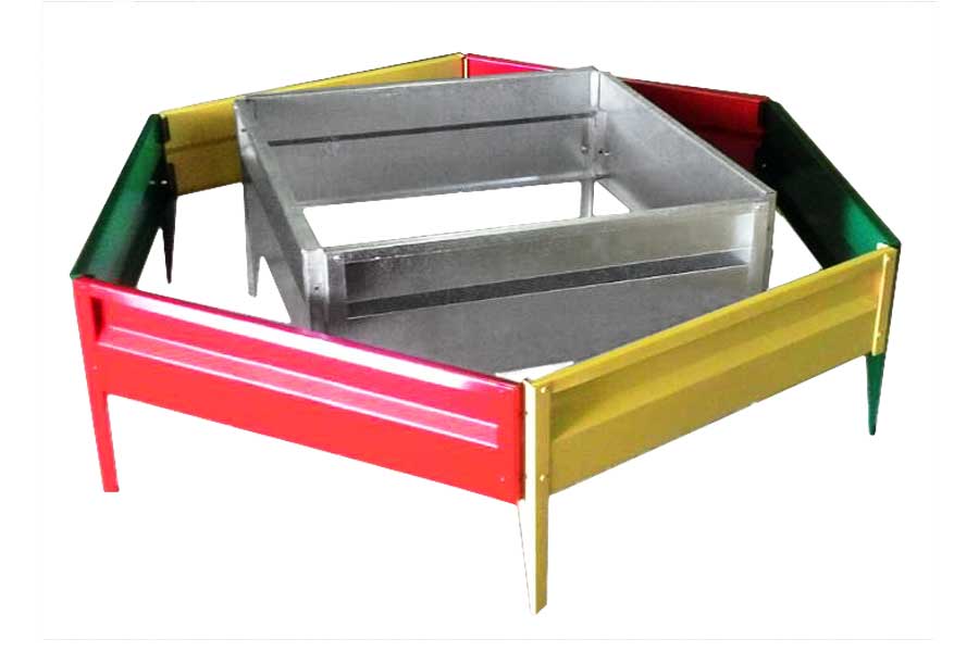 Оцинкованные ограждения для грядок