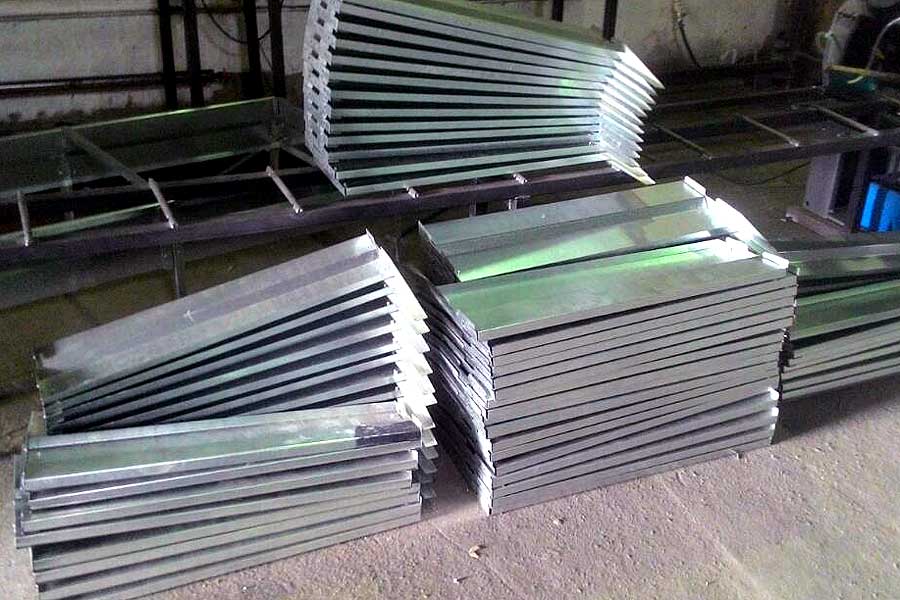 Оцинкованные ограждения для грядок