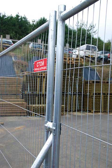 Секционные мобильные заграждения